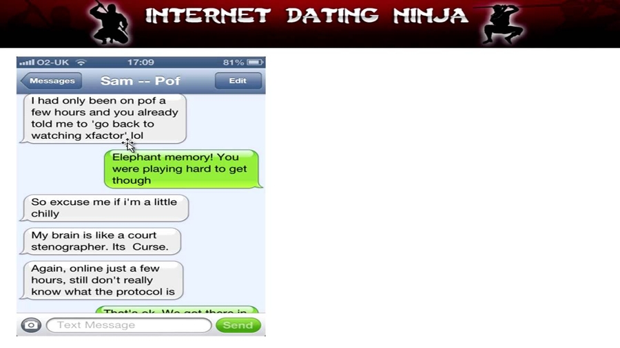 sms dating messages